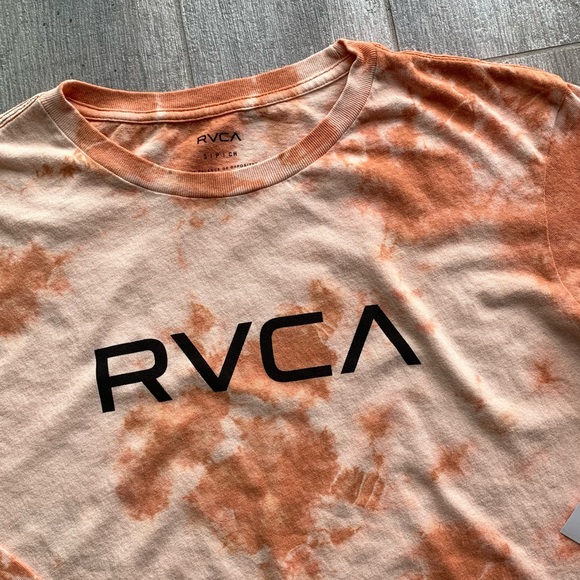 π₯π₯RVCA - TIE DYE BIG RVCA LONG SLEEVE TEEπ₯π₯ - Picture 7 of 8